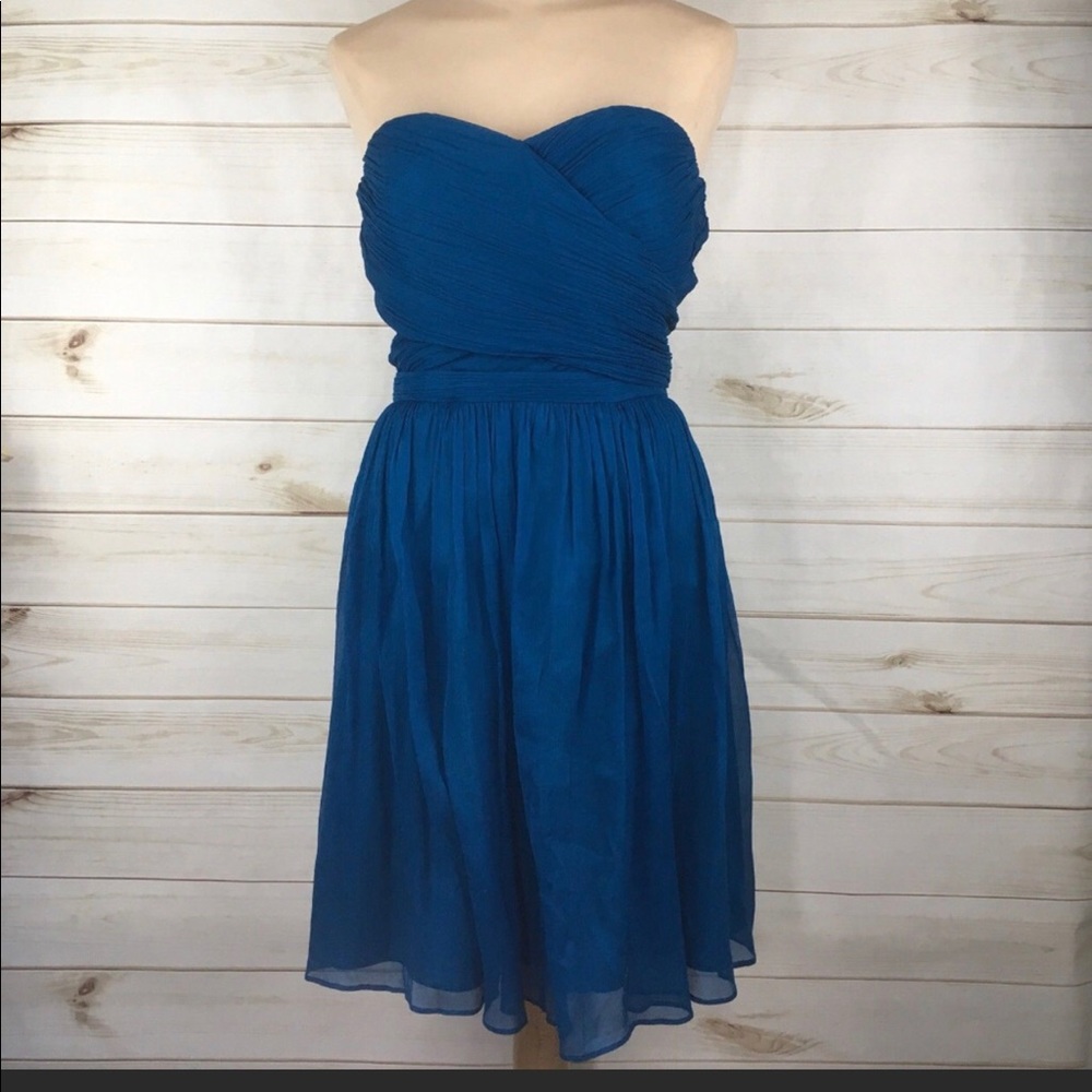 J. Crew Chiffon Silk Arabelle Dress